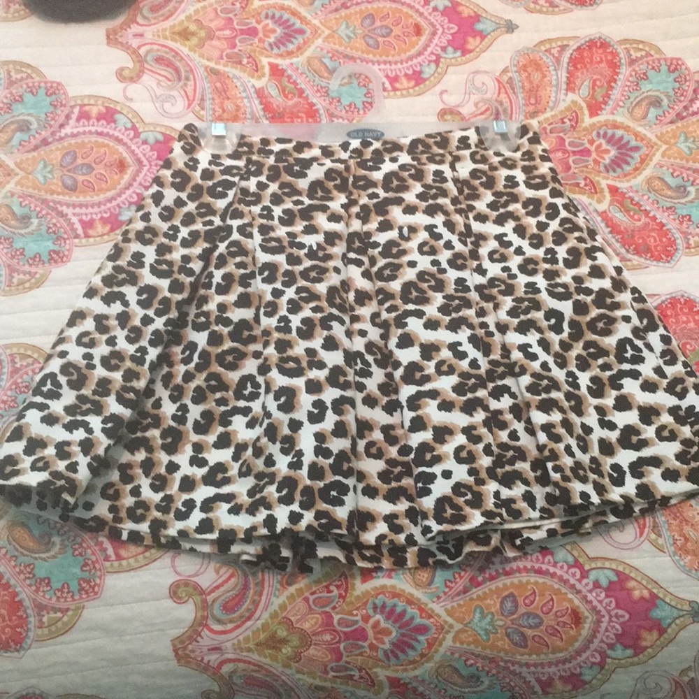 Cheetah print skirt